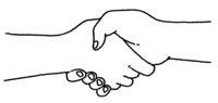 les mains