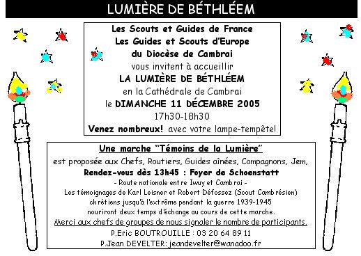 invitation lumiere